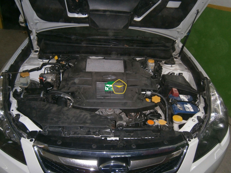 Установка ГБО на авто Subaru Legacy 2.5 TURBO 2012 газ на машину Gaz Ok Газ ОК Киев